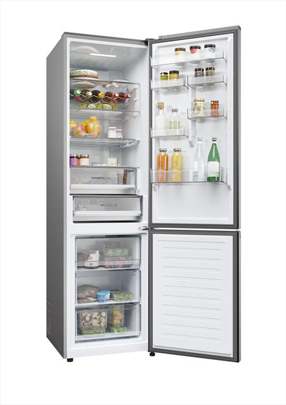 Immagine del prodotto HAIER - Frigorifero combinato HTR3518ENMX Classe C 406 lt-Nero