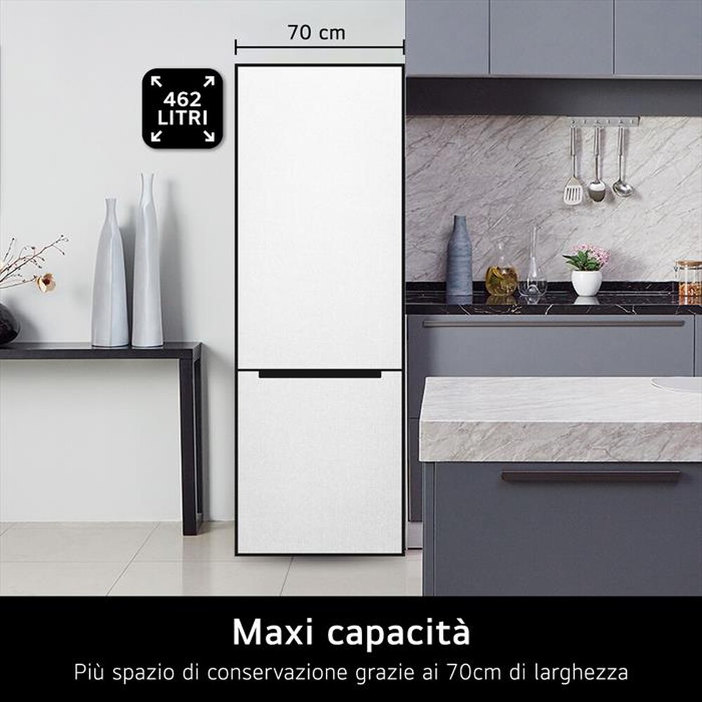 Immagine del prodotto LG - Frigorifero combinato GBB569MCAMN.AMCQEUT Classe E-Nero