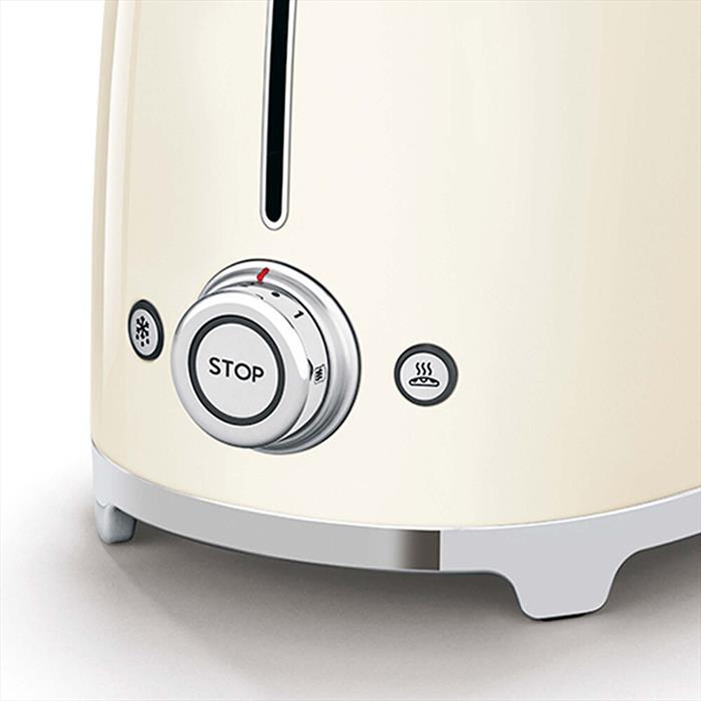 Immagine del prodotto SMEG - Tostapane 50's Style  2x2 fette &ndash; TSF01CREU-panna