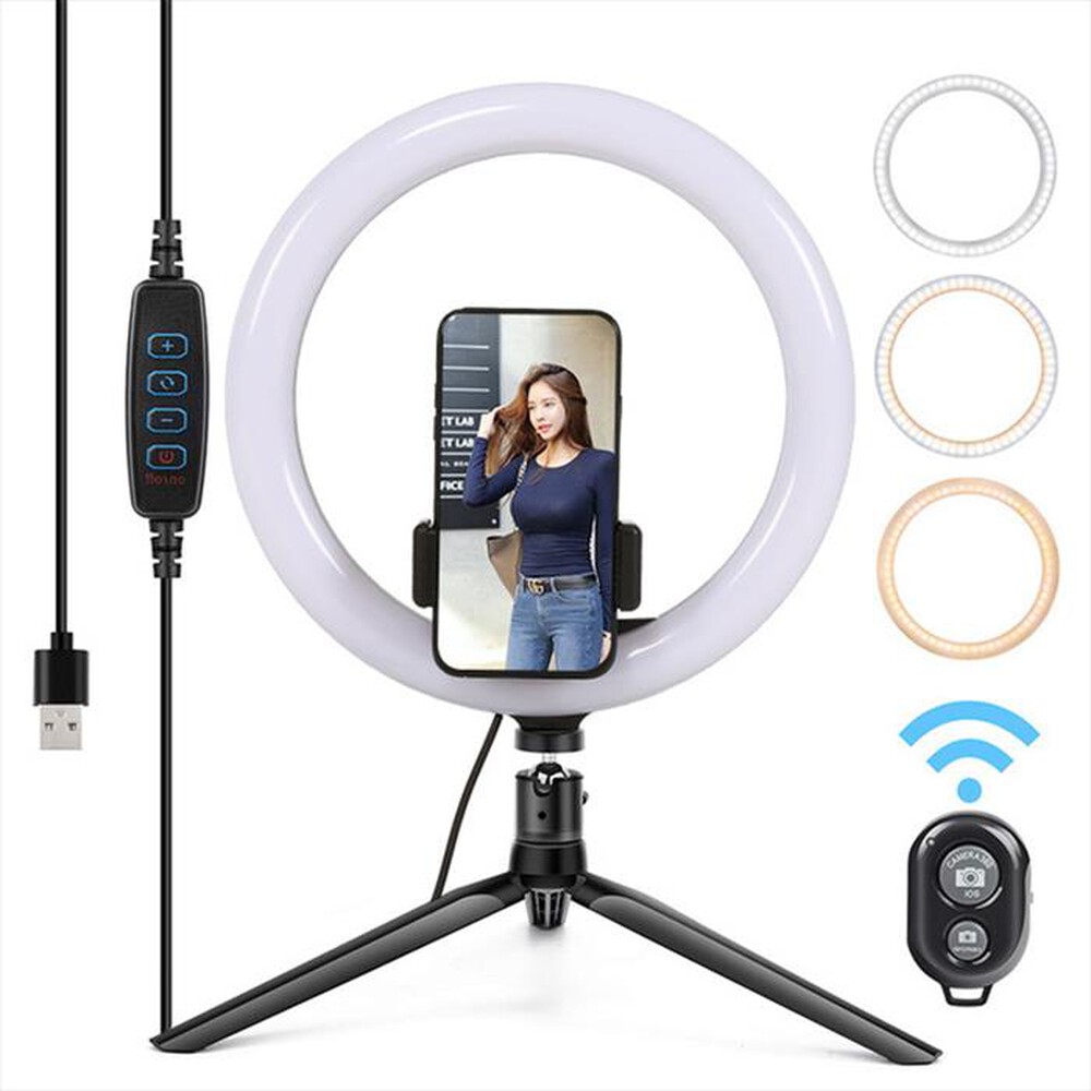 Immagine del prodotto MAJESTIC - Lampada portatile MYSELFIE-NERO
