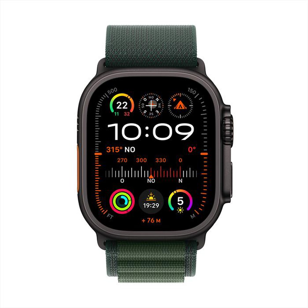 Immagine del prodotto APPLE - Watch Ultra 2 GPS + Cellular 49mm Titanio-Nero - Alpine Loop Verde - L
