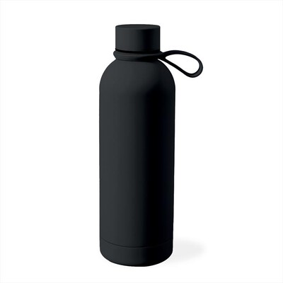 PURO - Bottiglia in acciaio doppio strato 1000ml-nero