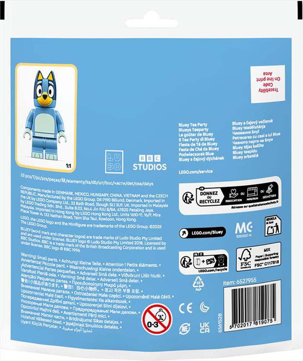 Immagine del prodotto LEGO - RECRUITMENT BAGS Il Tea Party di BLUEY 30687