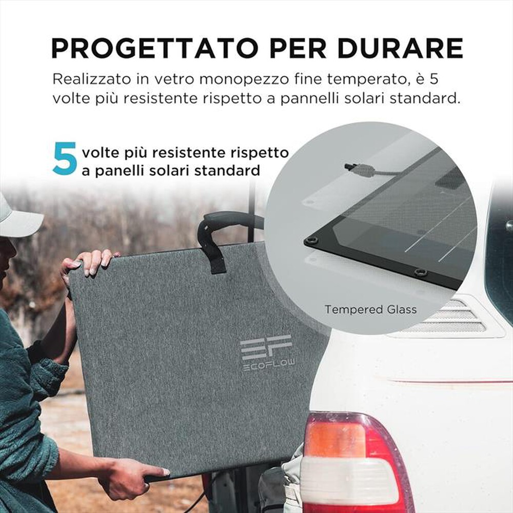 Immagine del prodotto ECOFLOW - Pannello solare portatile bifacciale 220W-nero