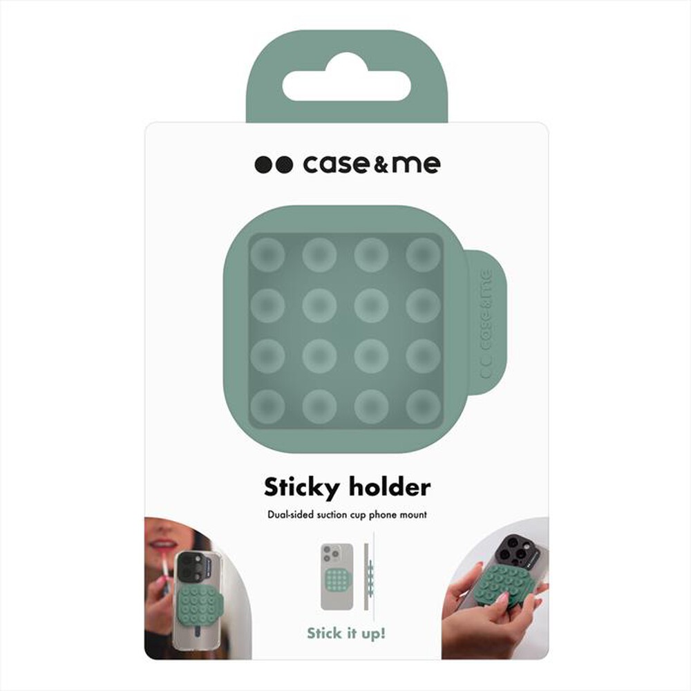 Immagine del prodotto CASEME - Supporto in silicone a ventosa CMSILSUCTION2-Verde