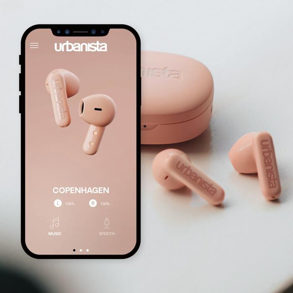 Immagine del prodotto URBANISTA - Auricolare Bluetooth COPENHAGEN-Dusty Pink - Rosa