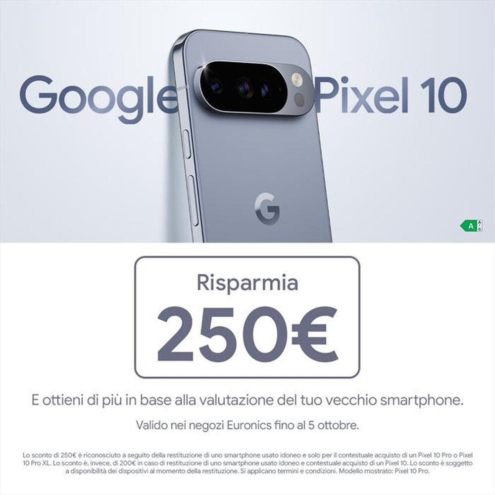 Immagine del prodotto GOOGLE - PIXEL 10 PRO 256GB-Nero ossidiana