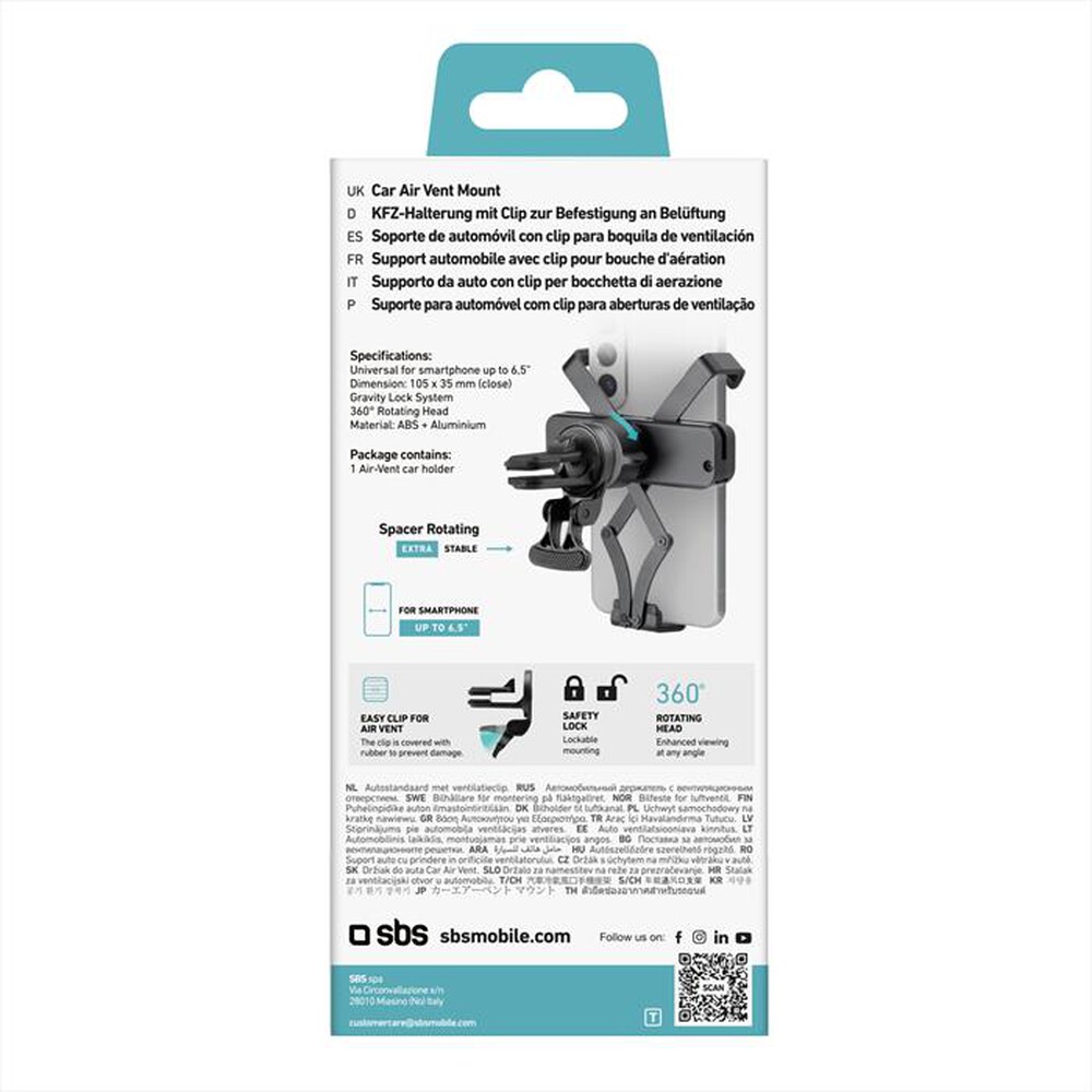 Immagine del prodotto SBS - Supporto gravity TESUPGRAVSTD-Nero