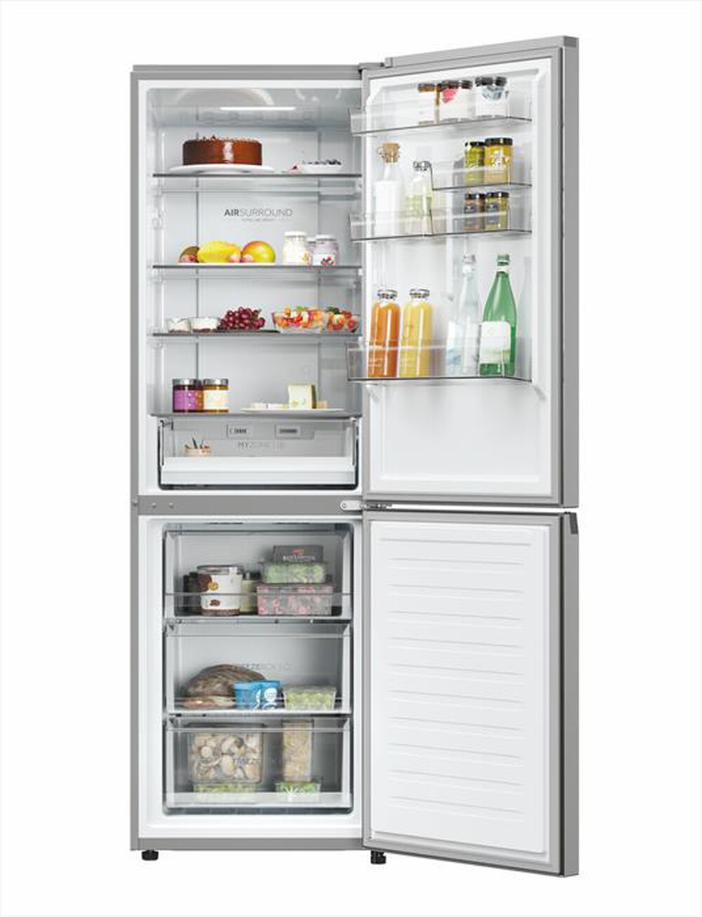 Immagine del prodotto HAIER - Frigorifero combinato HDPW3618DNPK Classe D 352 lt-Platino