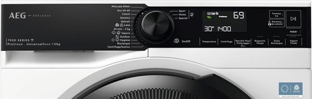 Immagine del prodotto AEG - Lavatrice XLR7FBGH10V4 10KG Classe A 1400g/m-Bianco