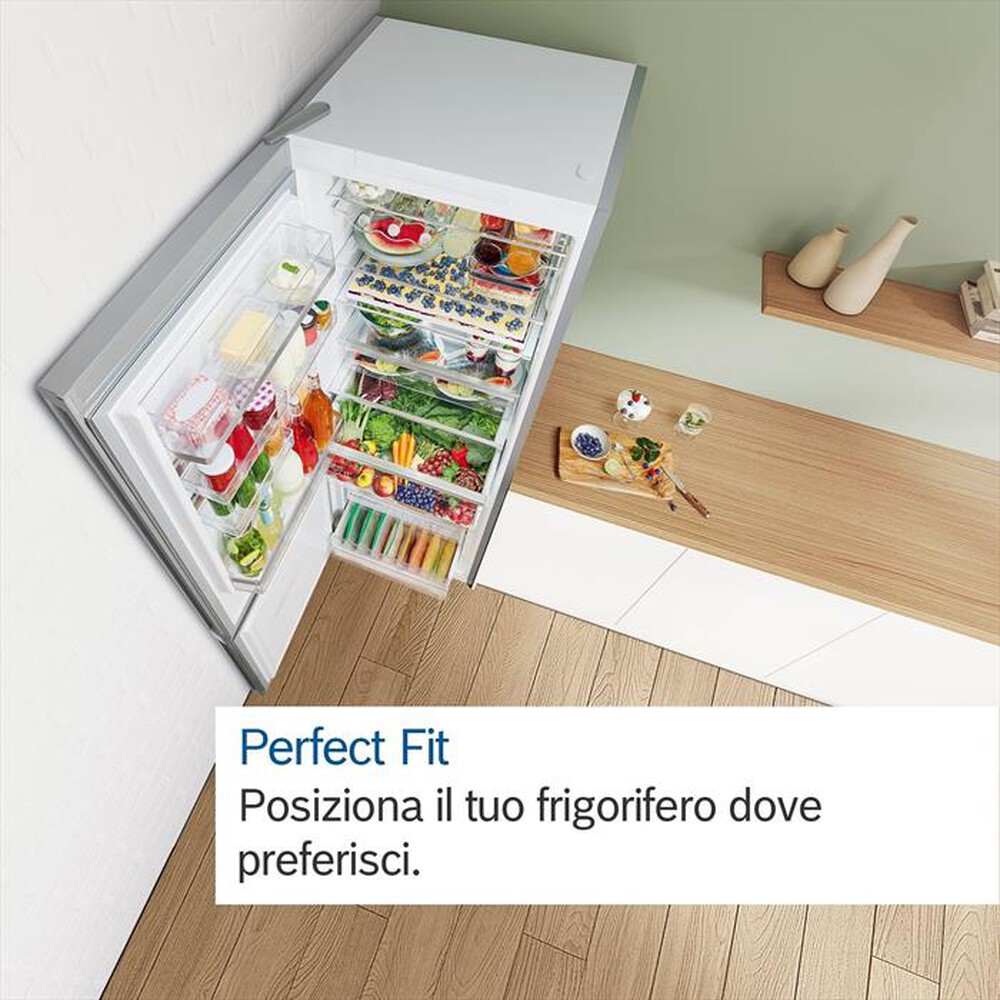 Immagine del prodotto BOSCH - Frigorifero Combinato KGN49XLEA Classe E 203x70 cm-Metal look