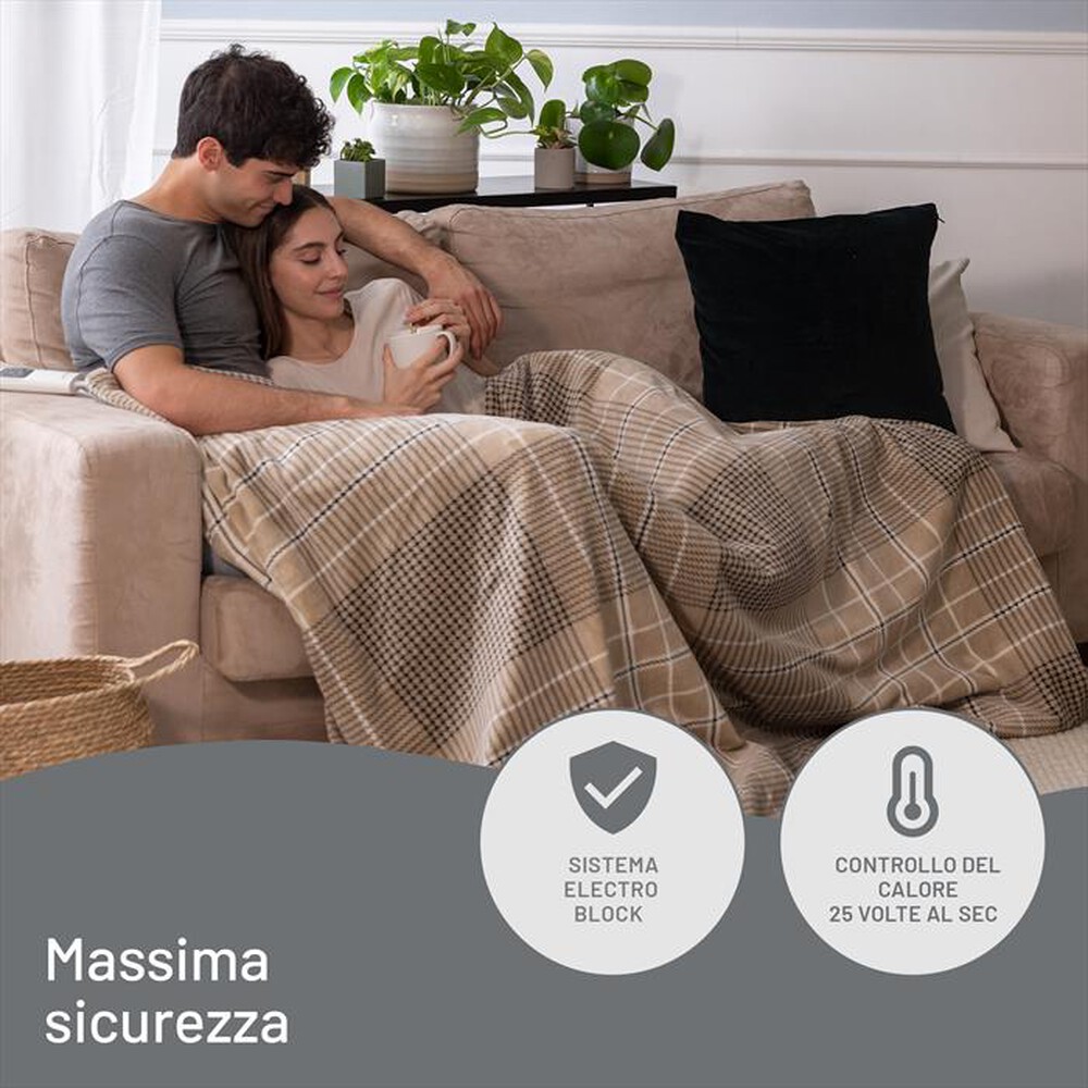 Immagine del prodotto IMETEC - CALDOPLAID ADAPTO ELEGANCE 180X140 CM-Beige