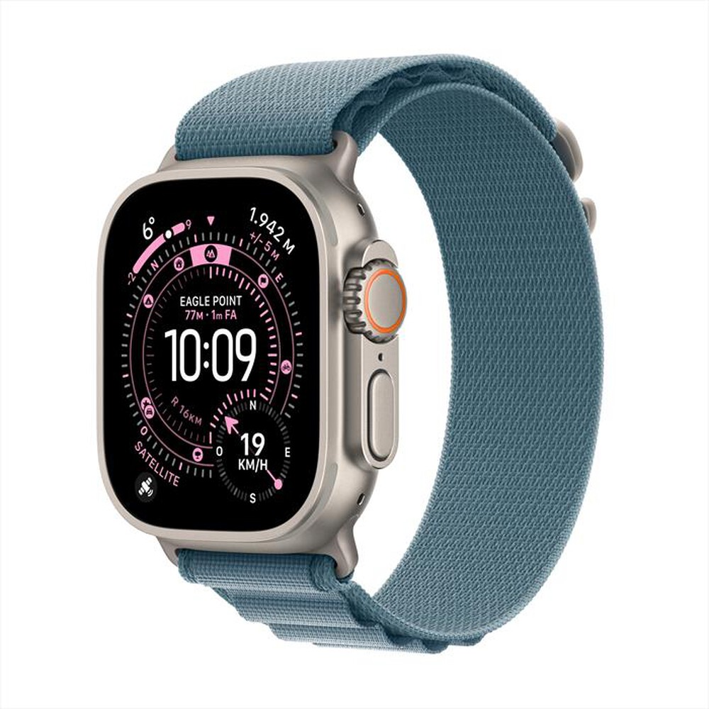 Immagine del prodotto APPLE - Watch Ultra 3 GPS + Cellular 49mm Titanio Naturale-Alpine Loop Blu Chiaro - S