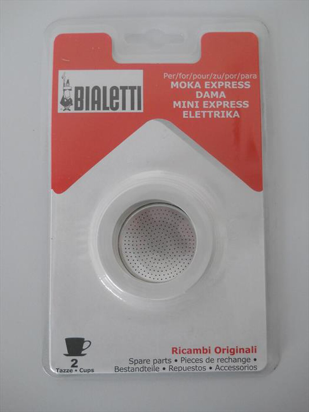 Immagine del prodotto BIALETTI - Blister Guarnizione + Piastra 2 Tazze