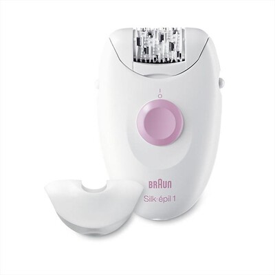 BRAUN - SILK-&Eacute;PIL 1 1370-Bianco/Rosa