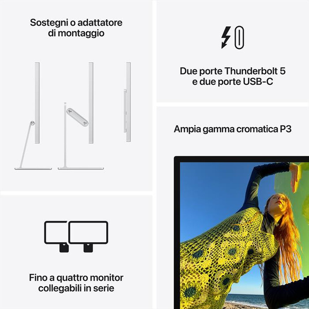 Immagine del prodotto APPLE - Studio Display - Sostegno inclinazione regolabile-Vetro standard