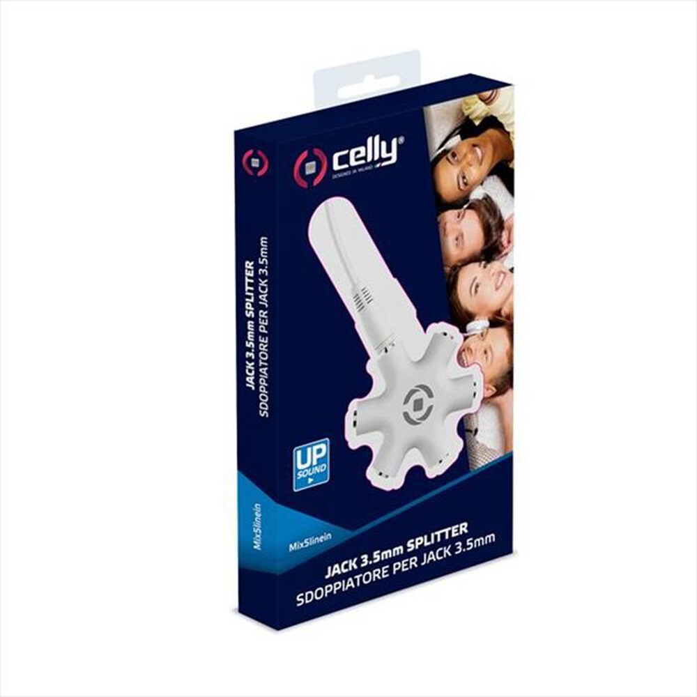 Immagine del prodotto CELLY - MIX5LINEIN35WH - MIX 5 INPUT JACK 3.5MM-Bianco