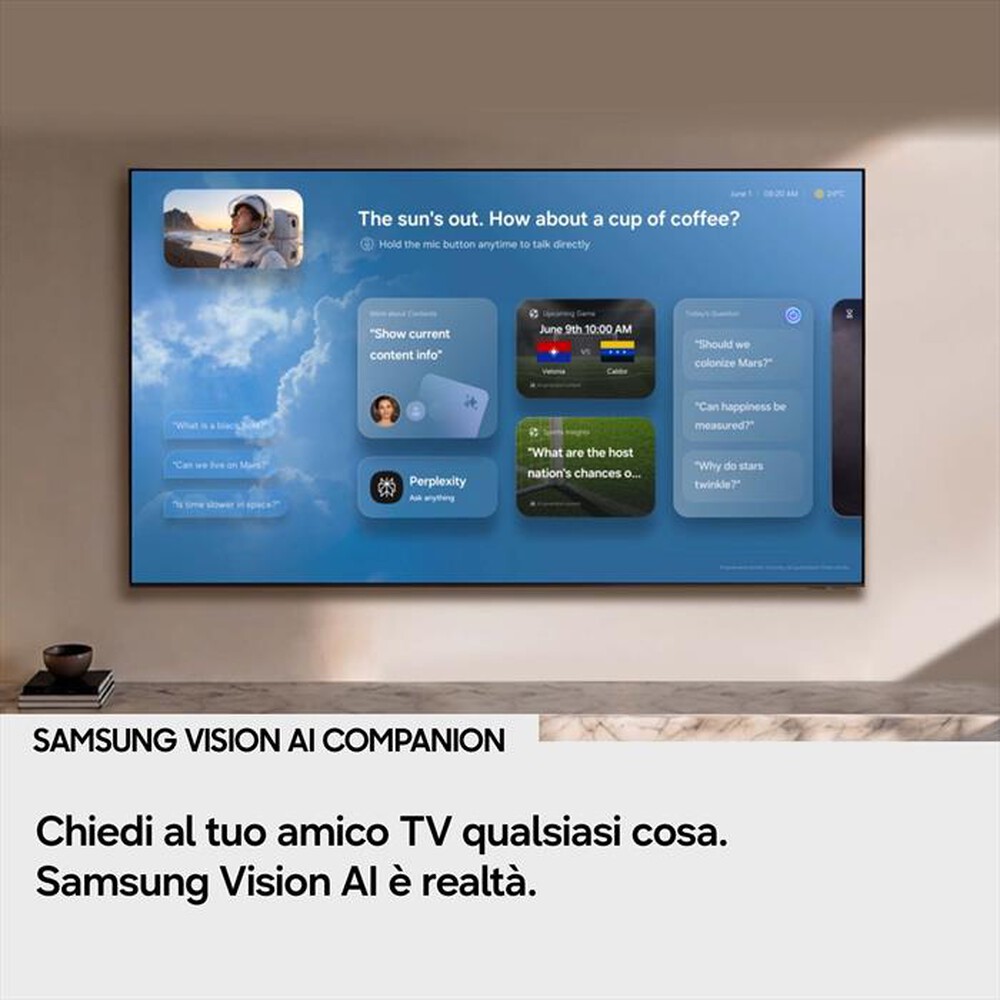 Immagine del prodotto SAMSUNG - Smart TV LED 4K Vision AI 85" UE85U7000HUXZT-Black