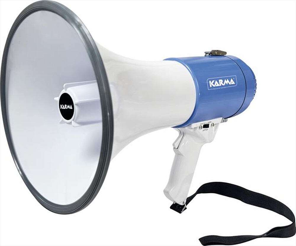 Immagine del prodotto KARMA - Megafono ricaricabile GT 1227LI-Bianco e blu