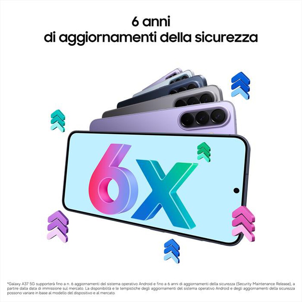 Immagine del prodotto SAMSUNG - Smartphone Galaxy A37 5G 256GB-Awesome Graygreen