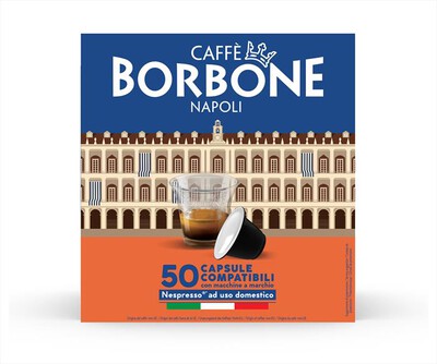 CAFFE BORBONE - Miscela Nobile - Comp. NESPRESSO 50 Caps