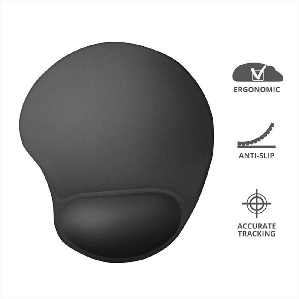 Immagine del prodotto TRUST - Bigfoot Gel Mouse Pad - Black-Black