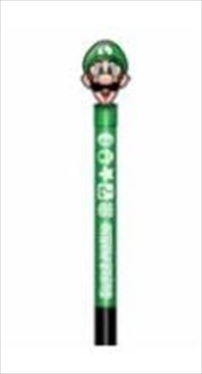 PYRAMID - SUPER MARIO - PENNA LUIGI CON TOPPER LICENZA UFFIC-Multicolore