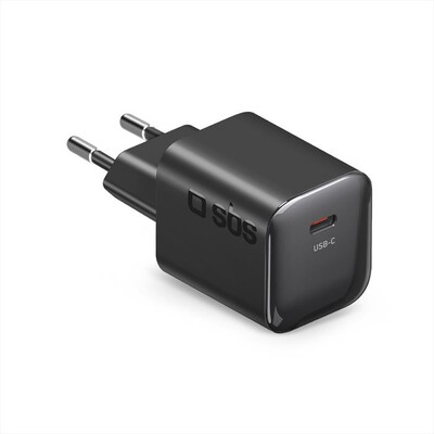 SBS - Caricatore da rete GaN USB-C da 20W-nero