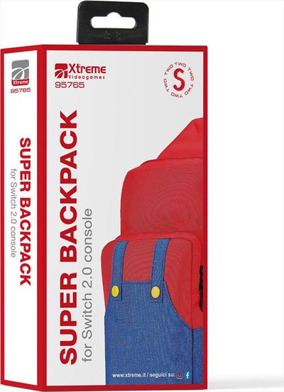 XTREME - ZAINO PER TRASPORTO SWITCH 2 95765-ROSSO BLU