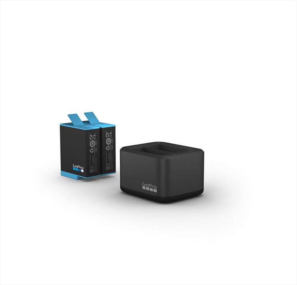 Immagine del prodotto GoPro - Caricabatteria doppio + Batteria (HERO9 Black)-nero