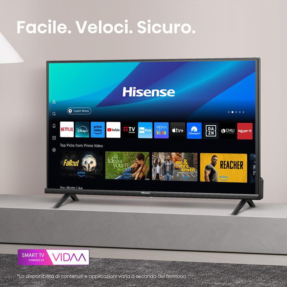 Immagine del prodotto HISENSE - Smart TV LED HD READY 32" 32E41QT-NERO