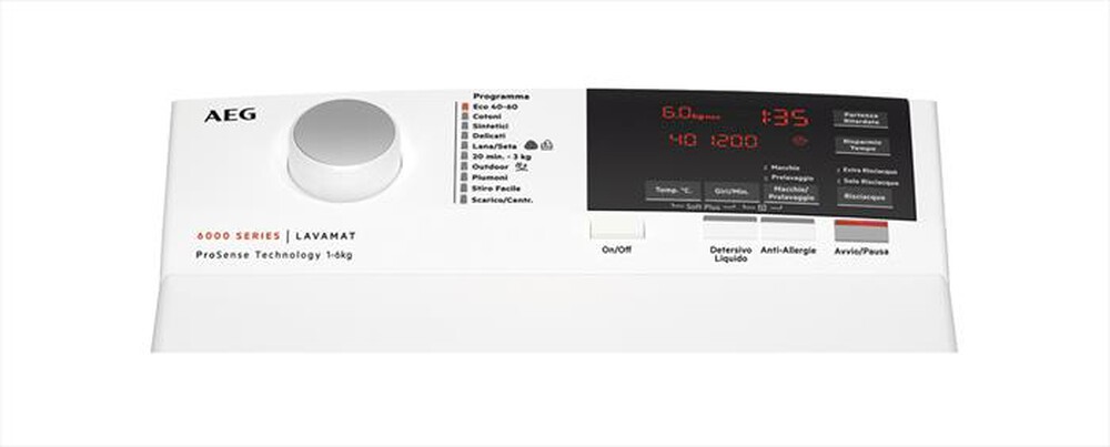 Immagine del prodotto AEG - Lavatrice L6TBG623 6 Kg Classe D-Bianco