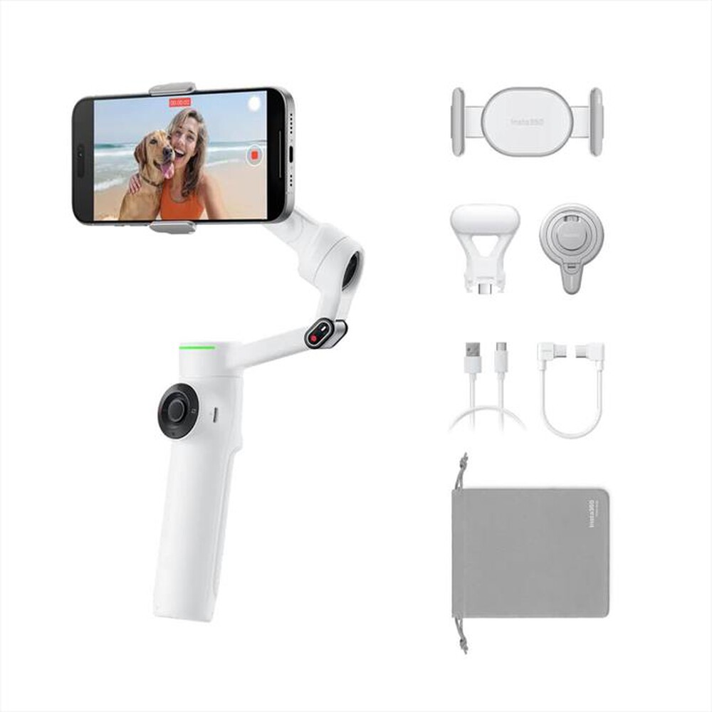 Immagine del prodotto INSTA360 - Stabilizzatore smartphone AI FLOW 2 PRO CREATOR KI-White