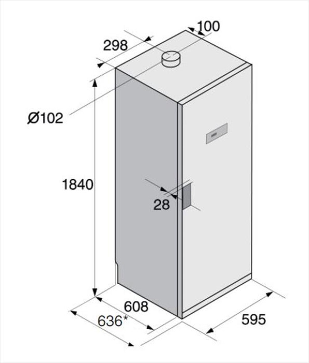 Immagine del prodotto ASKO - Asciugatrice DC 7784 V.S - 4 Kg --Acciaio
