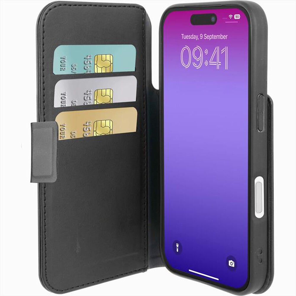 Immagine del prodotto CELLULARLINE - Custodia a libro BOOK AGENDA per IPHONE 17 PRO-Nero