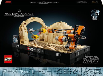 LEGO - STAR WARS Diorama Gara sgusci su Mos Espa 75380