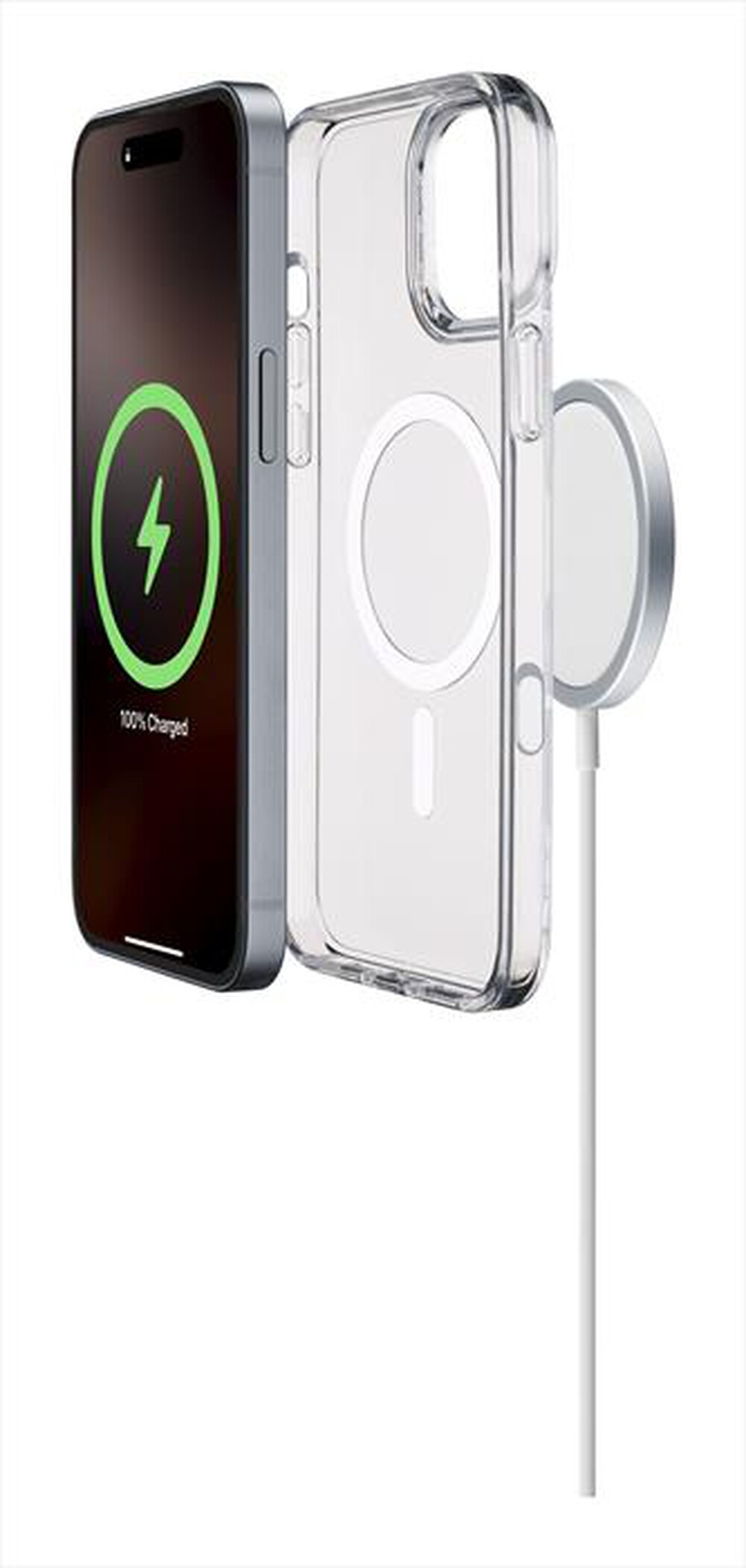 Immagine del prodotto CELLULARLINE - Cover GLOSS MAG per iPhone 16 Pro-Transparent