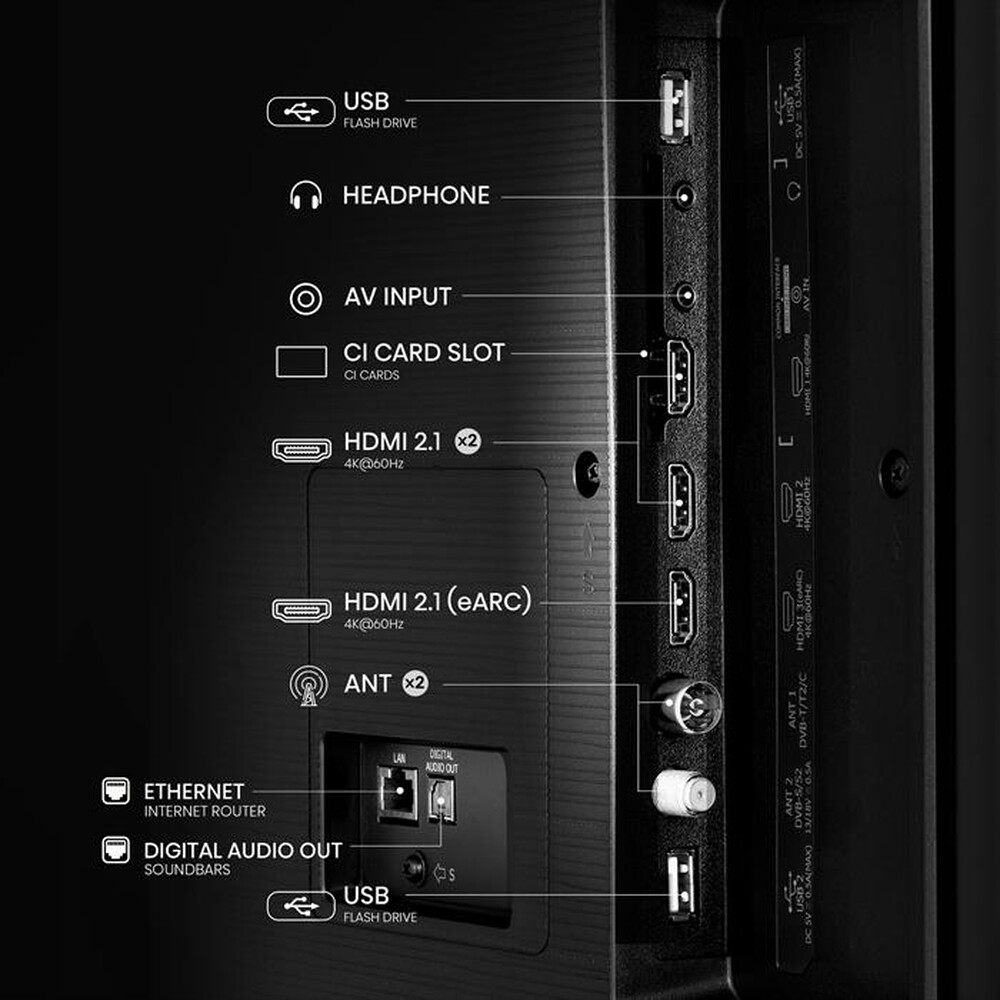 Immagine del prodotto HISENSE - Smart TV LED UHD 4K 55" 55A69N-NERO