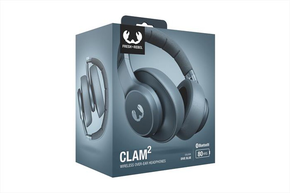 Immagine del prodotto FRESH'N REBEL - Cuffie a padiglione chiuso CLAM 2-DIVE BLUE