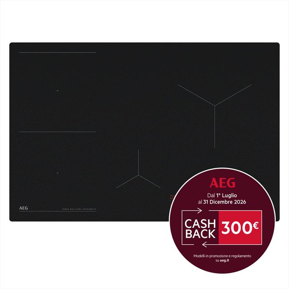 Immagine del prodotto AEG - Piano cottura elettrico TI84IB30IZ 77 cm-Nero