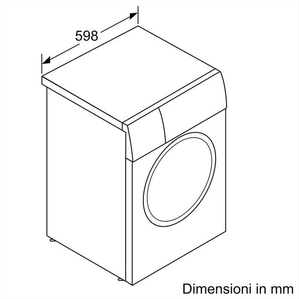 Immagine del prodotto BOSCH - Lavatrice Serie 6 WGH24400IT 9Kg 1400g/m Classe A-BIANCA