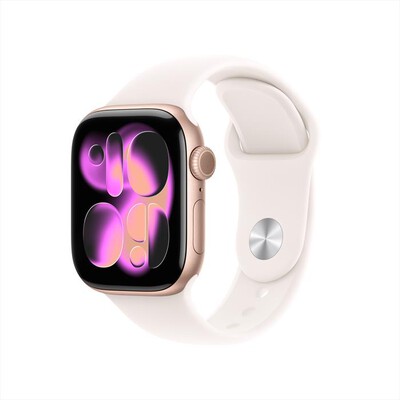 APPLE - Watch Series 11 GPS + Cellular 42mm Alluminio-Oro Rosa - Band Rosa Fard M/L