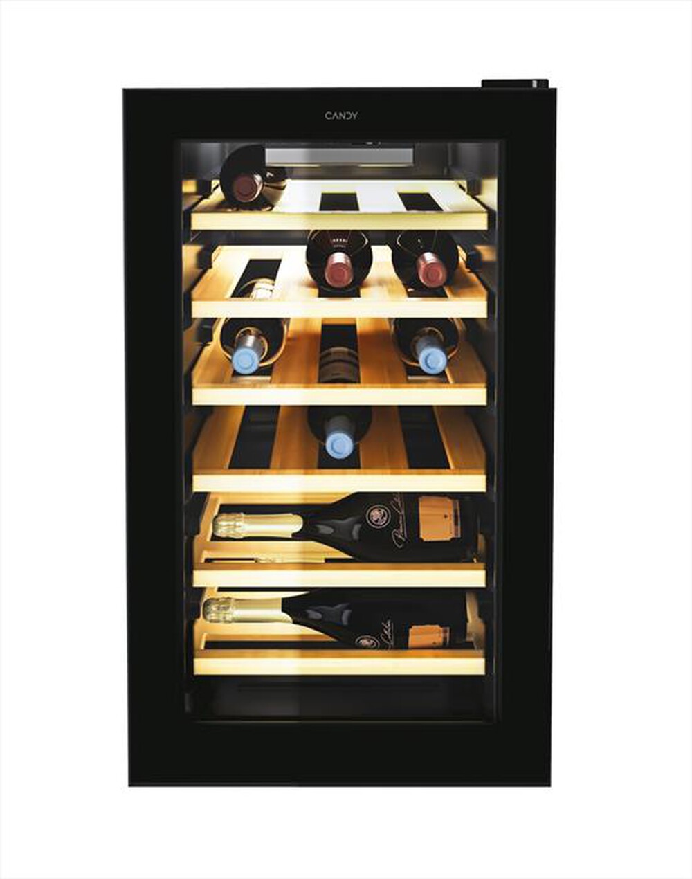 Immagine del prodotto CANDY - Cantinetta CWC 021 ELSP/NF Classe G 21 bottiglie-Nero