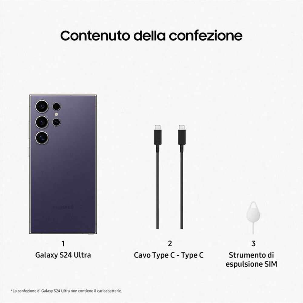 Immagine del prodotto SAMSUNG - GALAXY S24 ULTRA 256GB-Titanium Violet