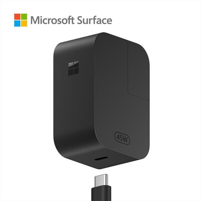 MICROSOFT - NEW ALIMENTATORE - 45W USB-C-Nero