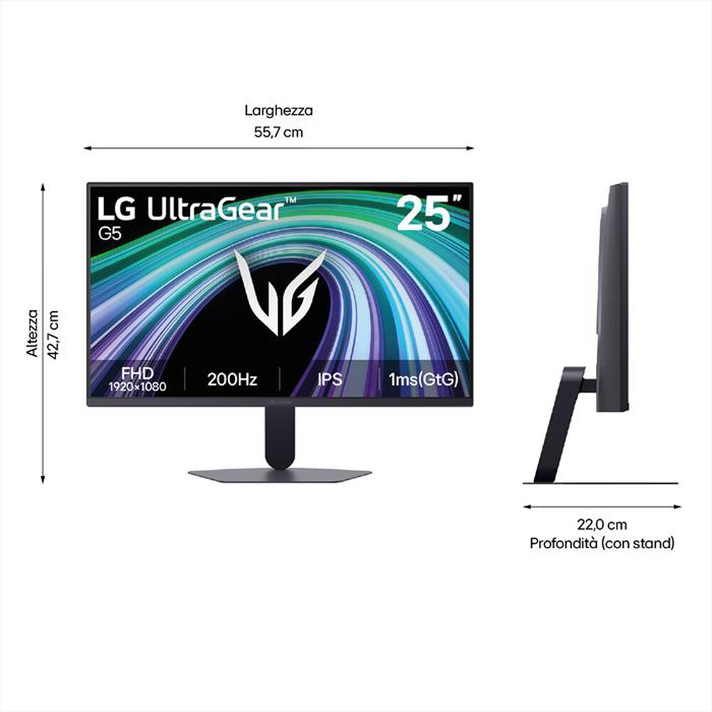 Immagine del prodotto LG - Monitor LCD FHD 24,4" 25G523B-B