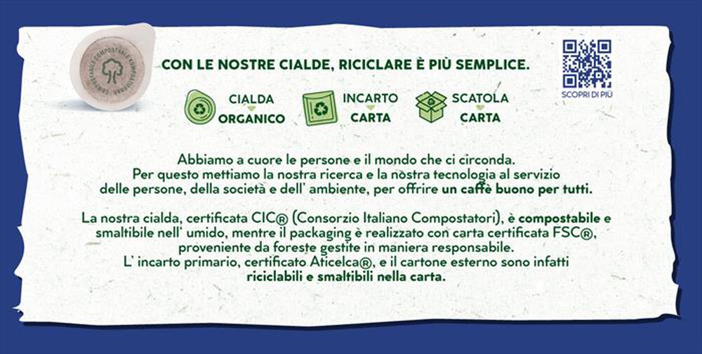 Immagine del prodotto CAFFE BORBONE - Miscela Suprema - 50 Cialde 44 mm