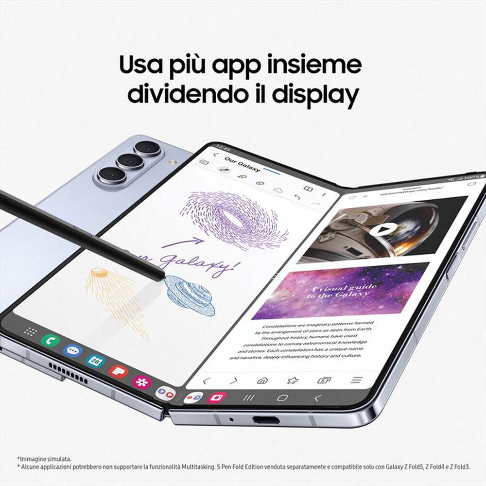 Immagine del prodotto SAMSUNG - Galaxy Z Fold5 512GB-Icy Blue