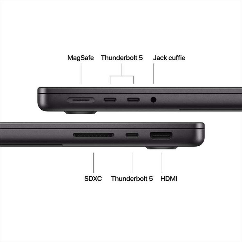 Immagine del prodotto APPLE - MacBook Pro 14" M5 Max Core 18 CPU 32 GPU 36GB 2TB-Nero siderale