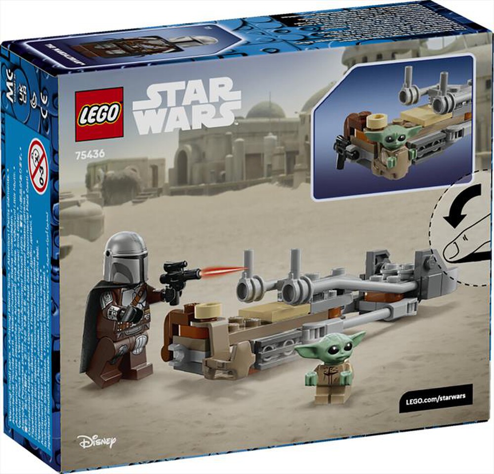 Immagine del prodotto LEGO - STAR WARS Speeder Bike del Mandaloriano - 75436